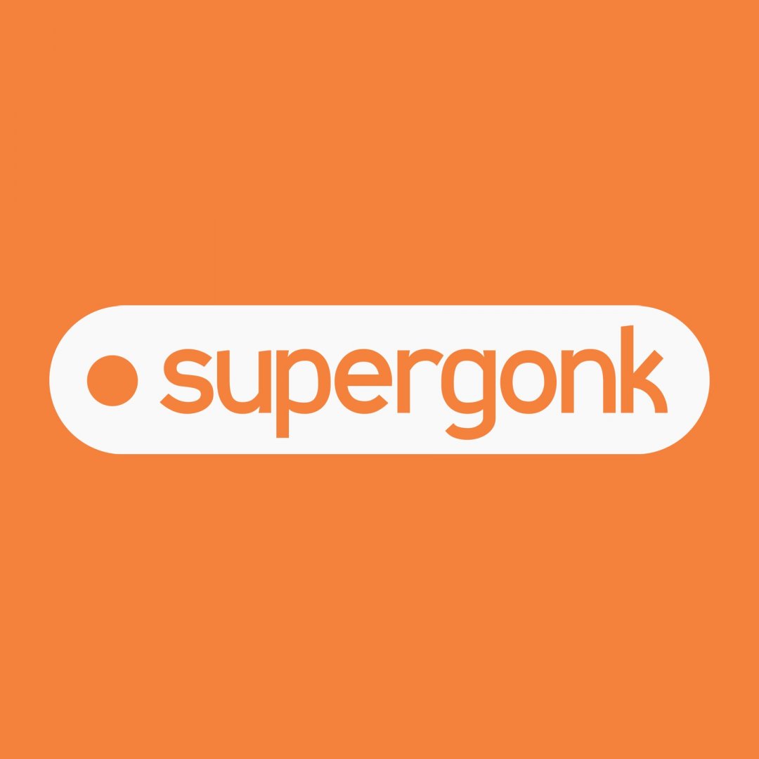 SupergonkLogoOrange